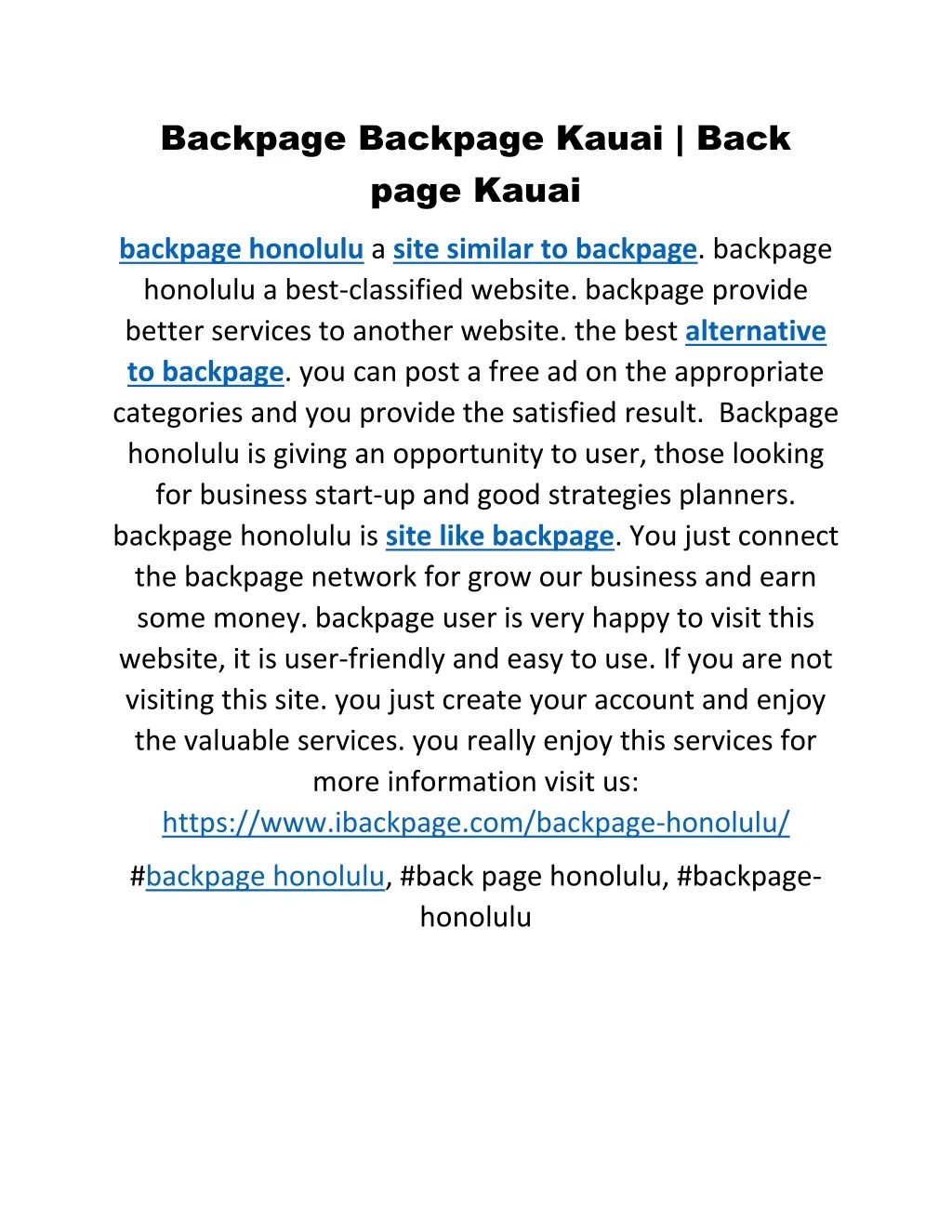 backpage backpage kauai back page kauai n.