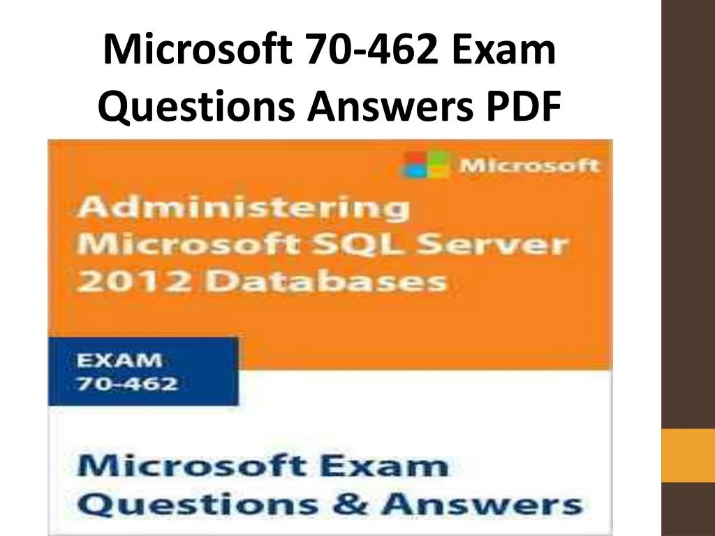 microsoft 70 462 exam questions answers pdf n.