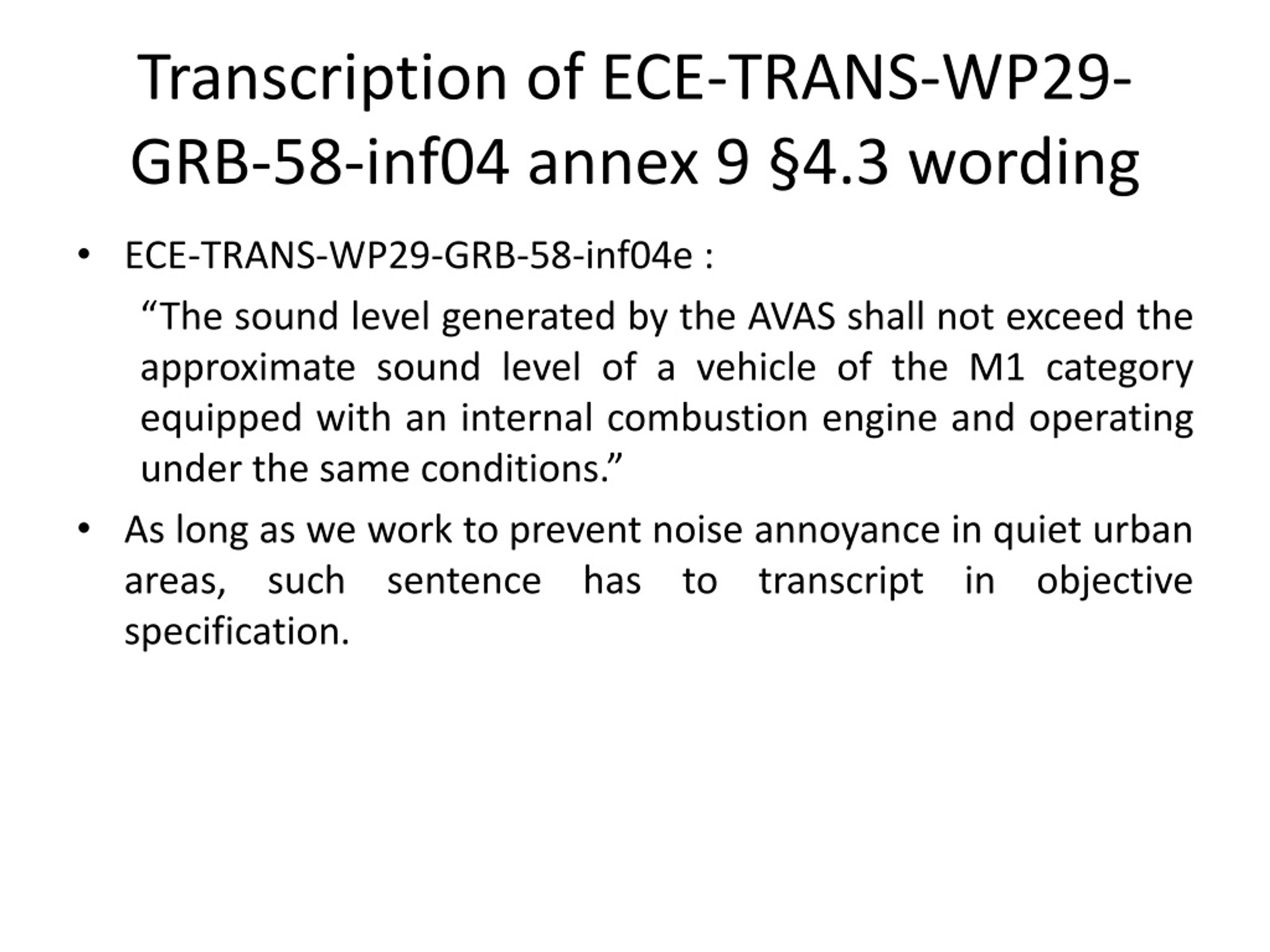 PPT - ECE-TRANS-WP29-GRB-58 PowerPoint Presentation, Free Download - ID ...