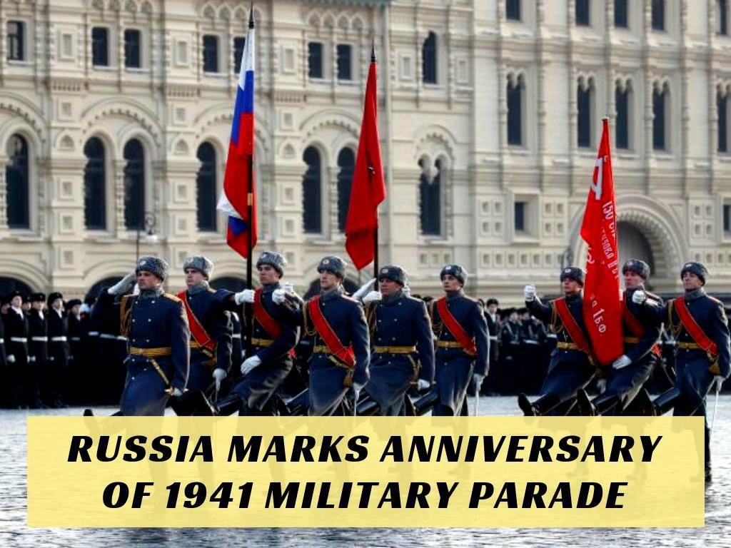 russia marks anniversary of 1941 military parade n.