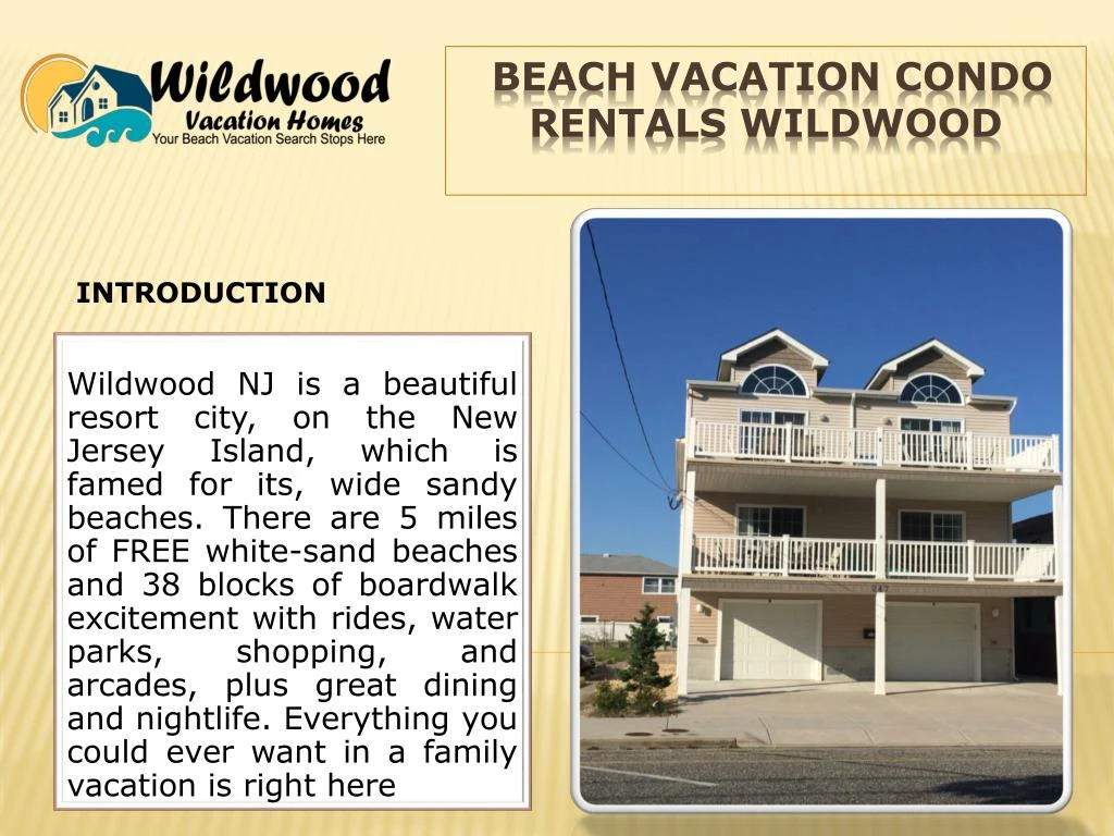 beach vacation condo rentals wildwood n.