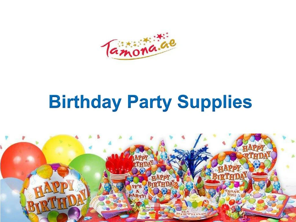 party supplies online