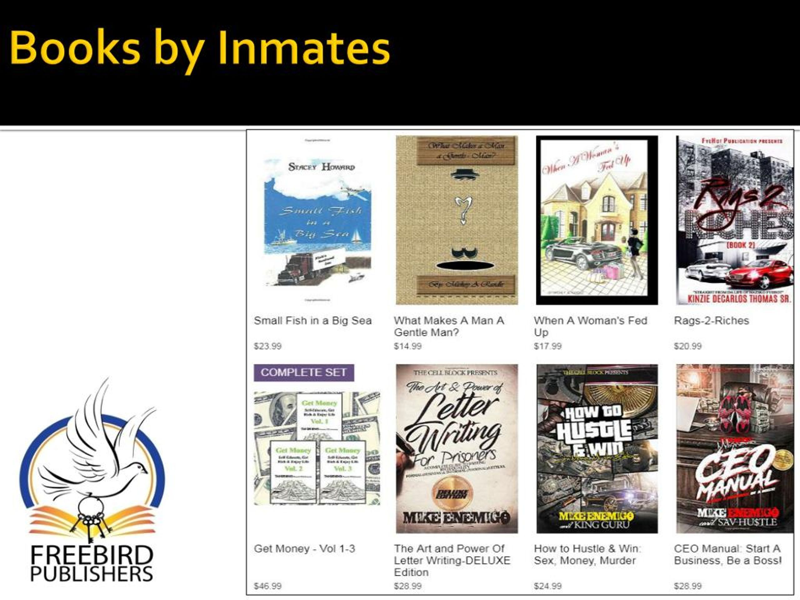 PPT - Freebird Publishers - Leading Publication For Inmates PowerPoint ...