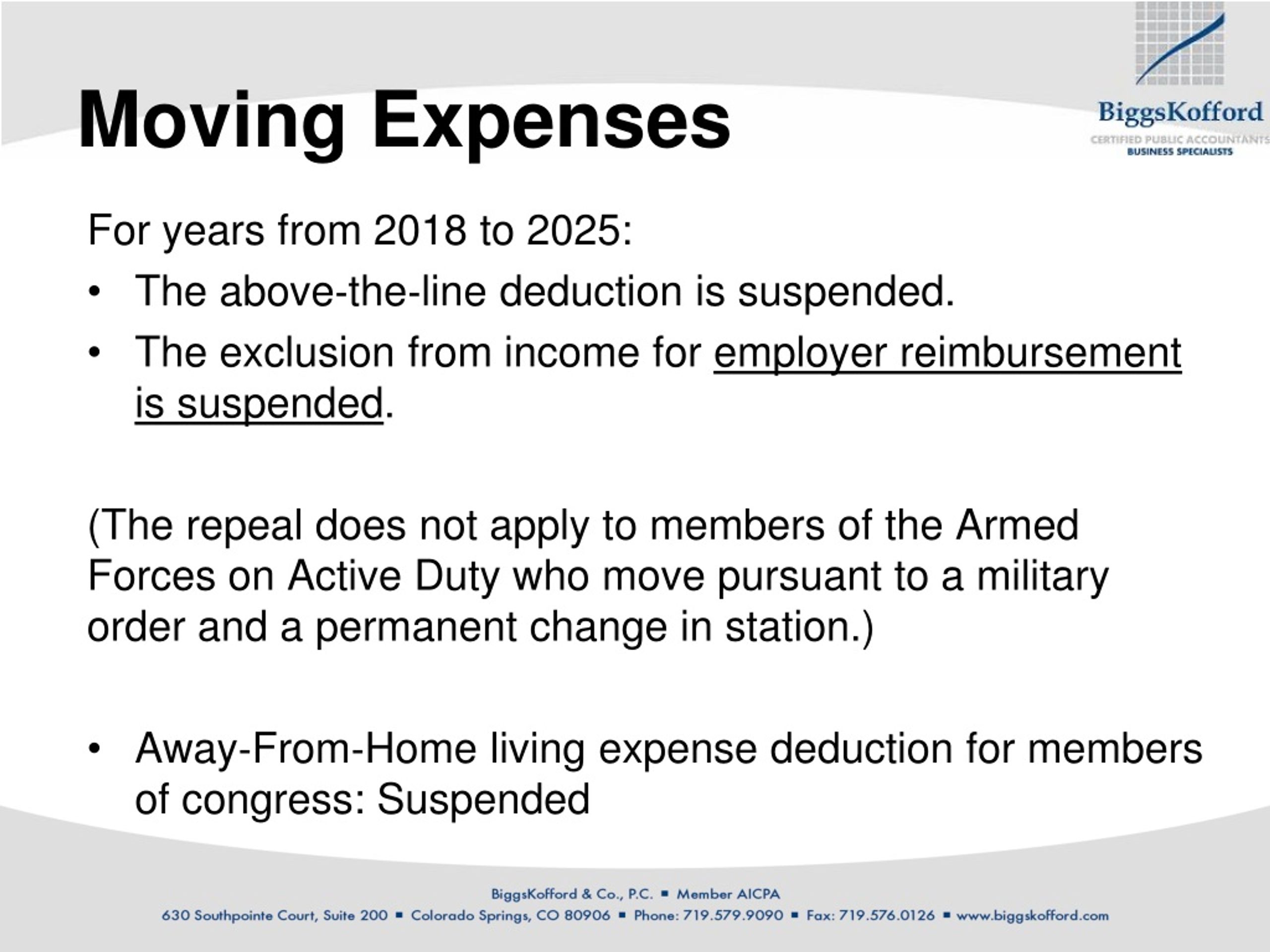 moving expenses tax deduction 2012
