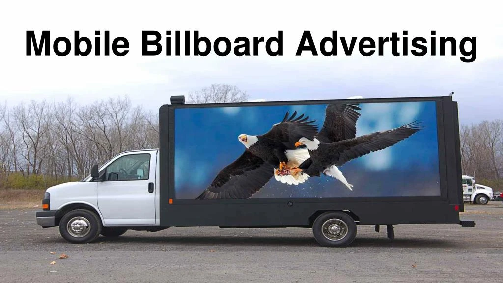 mobile billboard advertising n.