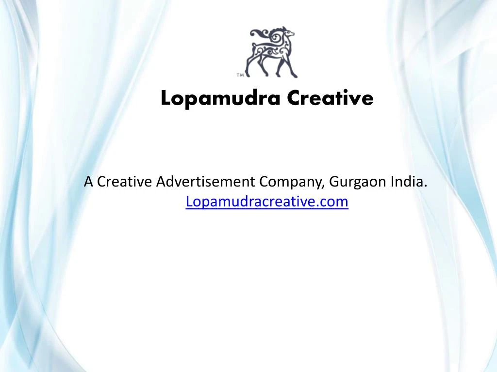 lopamudra creative a creative advertisement n.