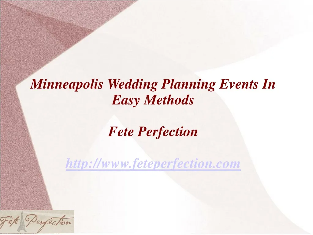 minneapolis wedding planning events in easy methods fete perfection http www feteperfection com n.