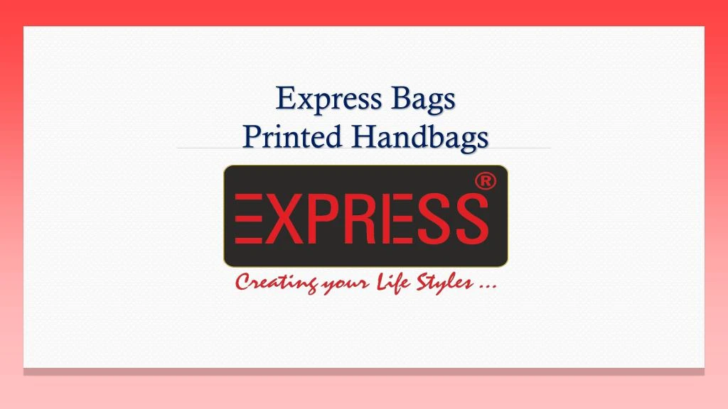express bags printed handbags n.