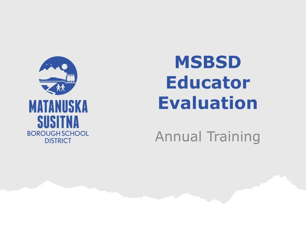 msbsd educator evaluation n.