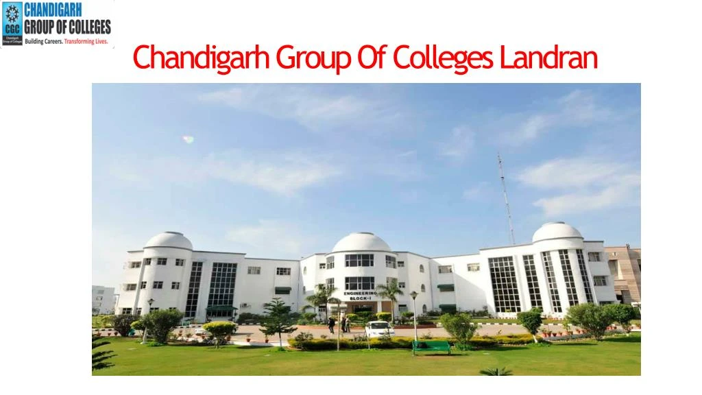 PPT - B Tech Colleges In Chandigarh - CGC Landran PowerPoint ...