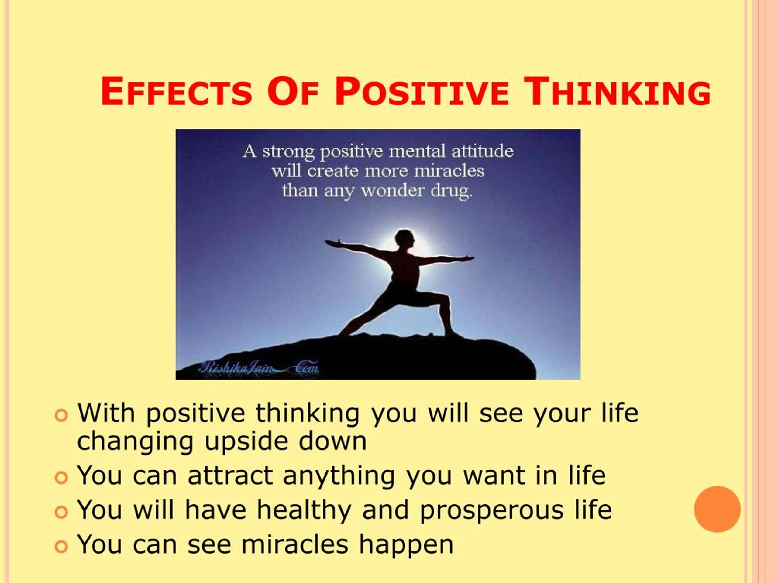 presentation on positive thinking