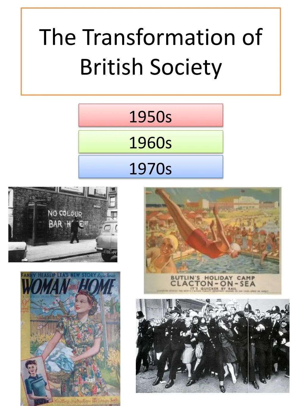 the transformation of british society n.
