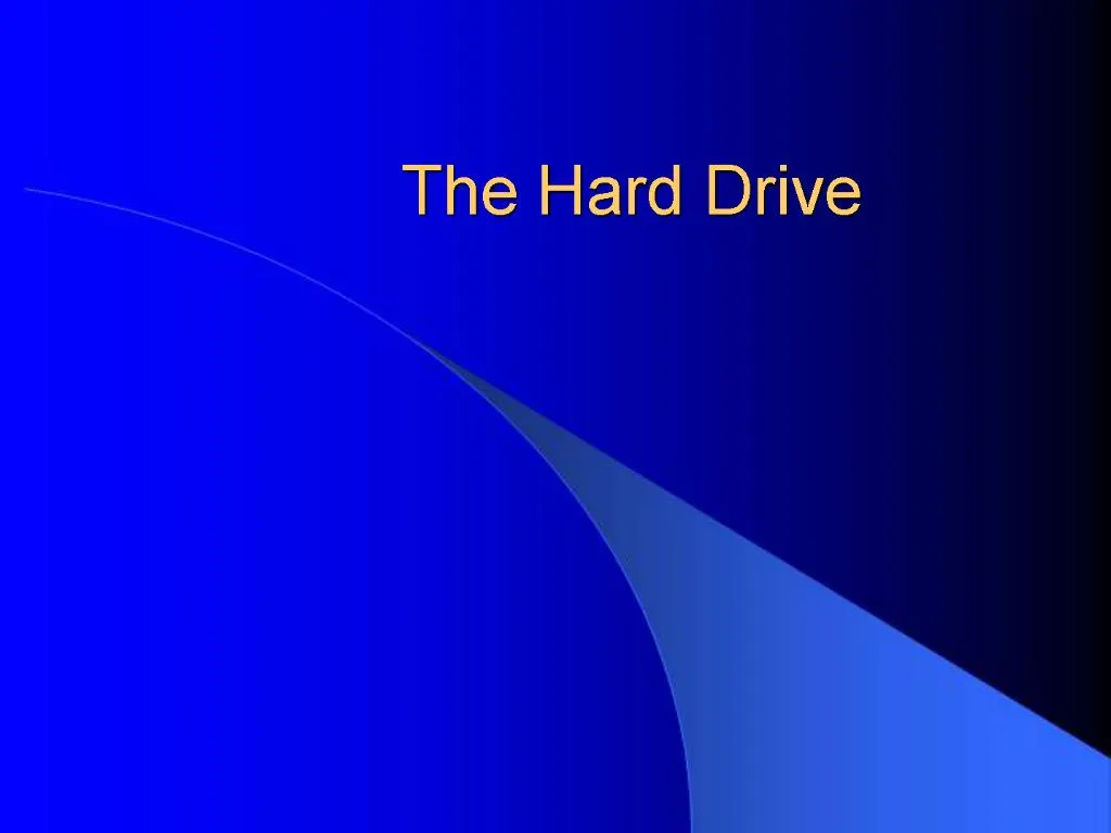 PPT - The Hard Drive PowerPoint Presentation, free download - ID:809959