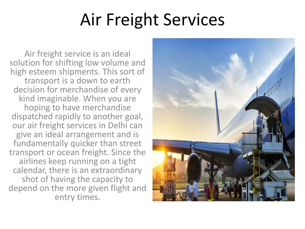 air freight services n.