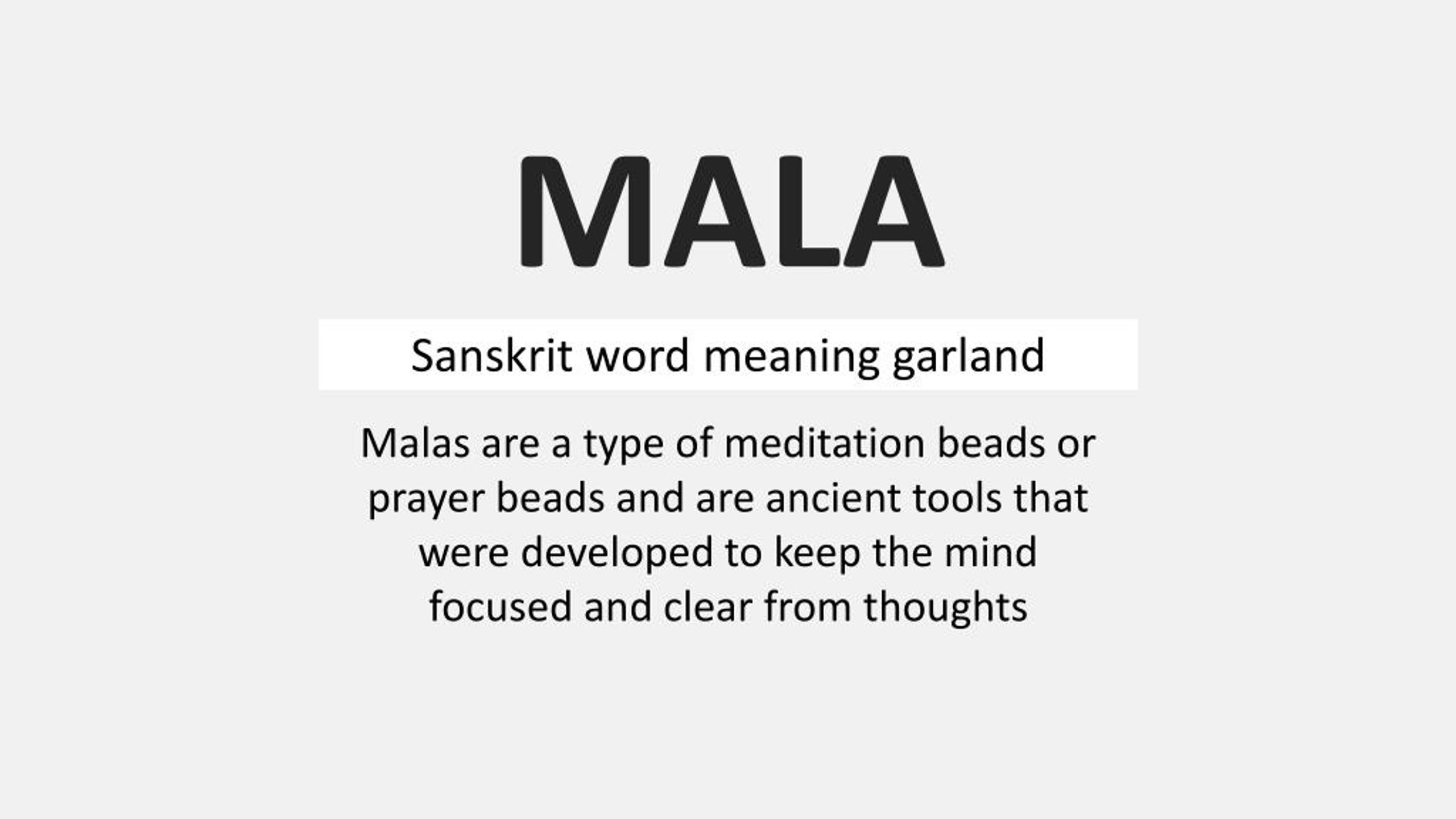 PPT - What Are Mala Beads? Discover Malas History, Materials and Use  PowerPoint Presentation - ID:8103579