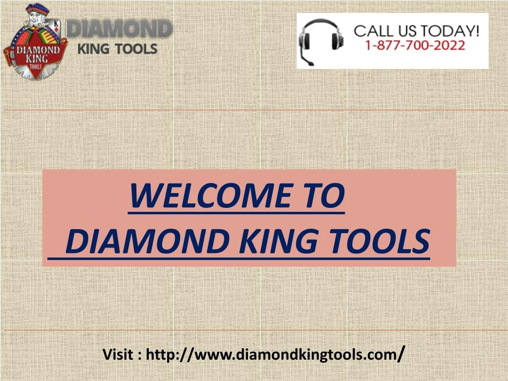 welcome to diamond king tools n.