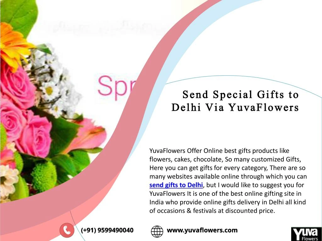 send special gifts to delhi via yuvaflowers n.