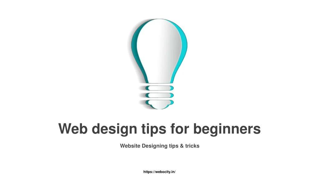 web design tips for beginners n.