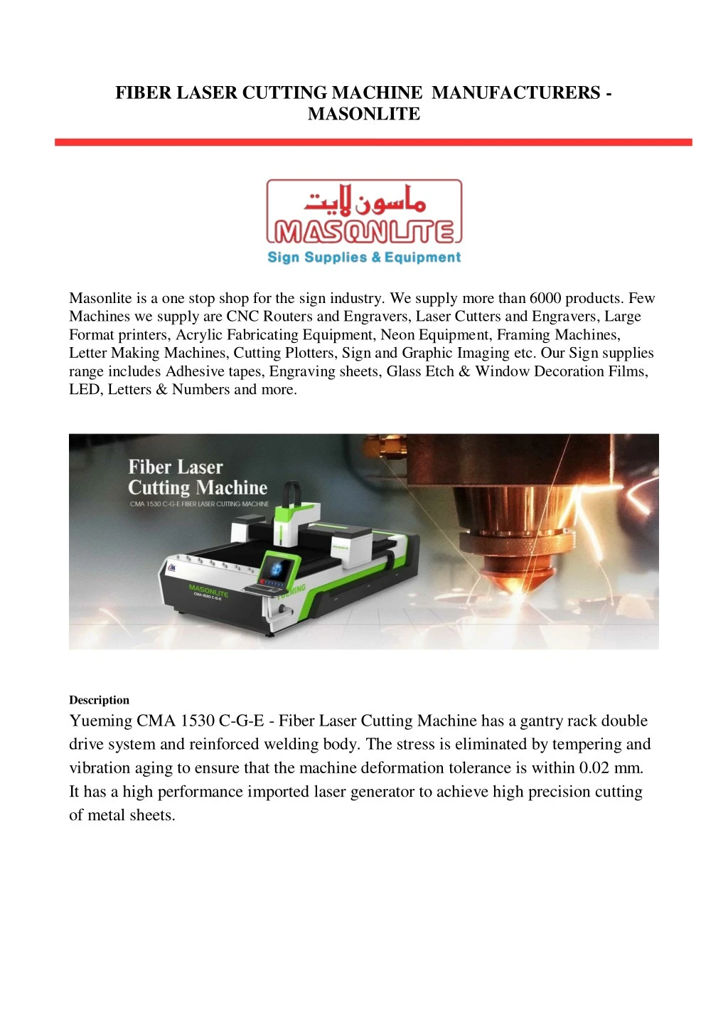 fiber laser cutting machine manufacturers n.
