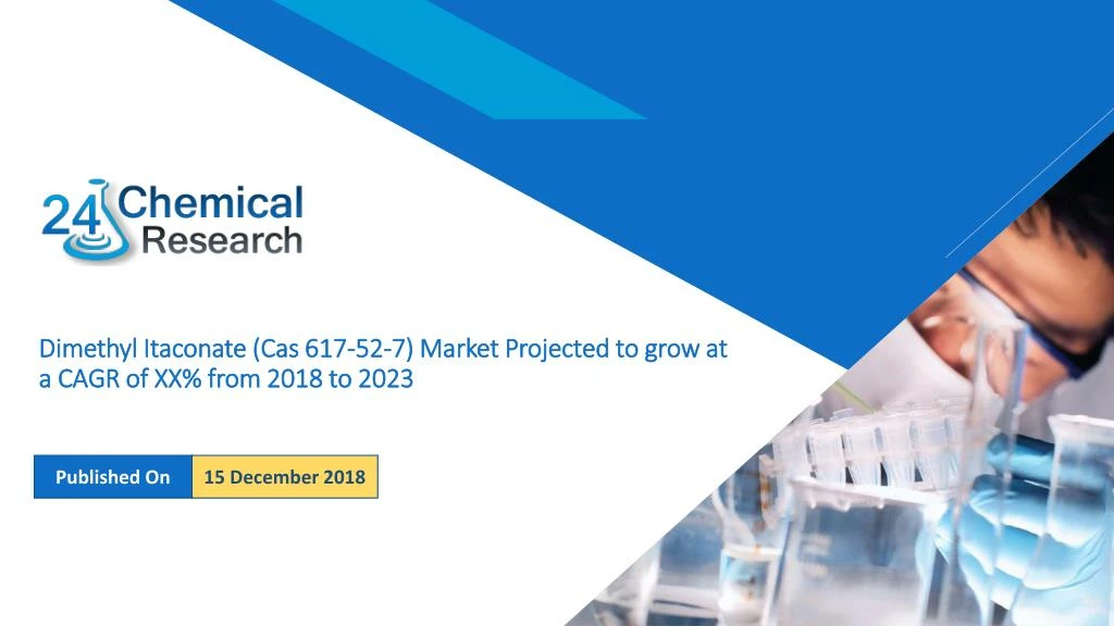 dimethyl itaconate cas 617 52 7 market projected to grow at a cagr of xx from 2018 to 2023 n.