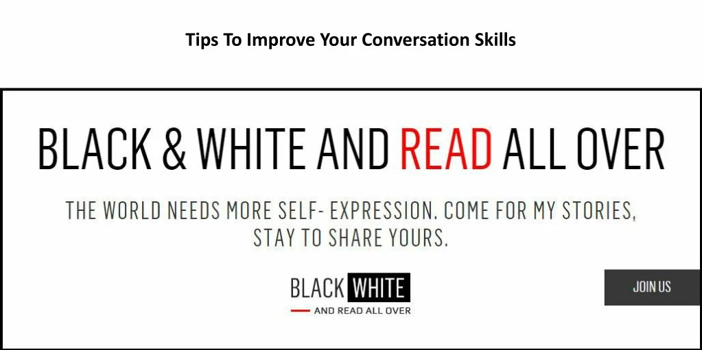 tips to improve your conversation skills n.