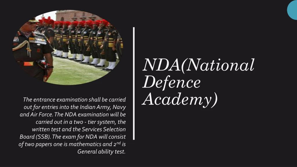 nda national defence academy n.