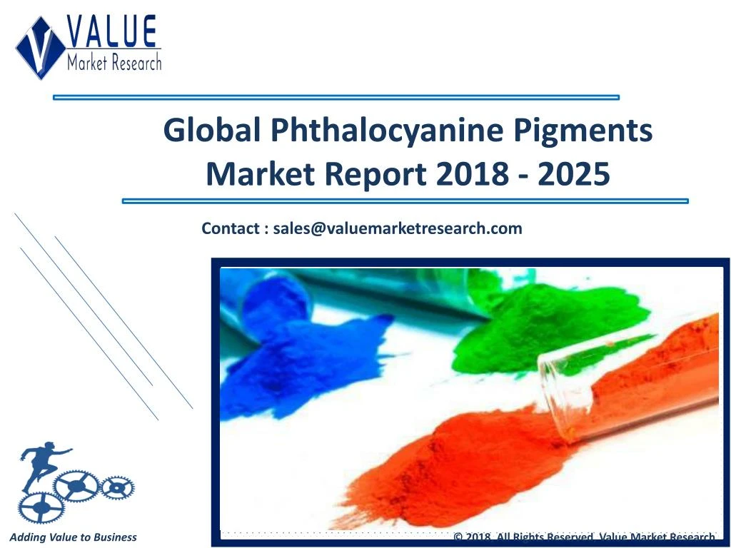 global phthalocyanine pigments market report 2018 n.