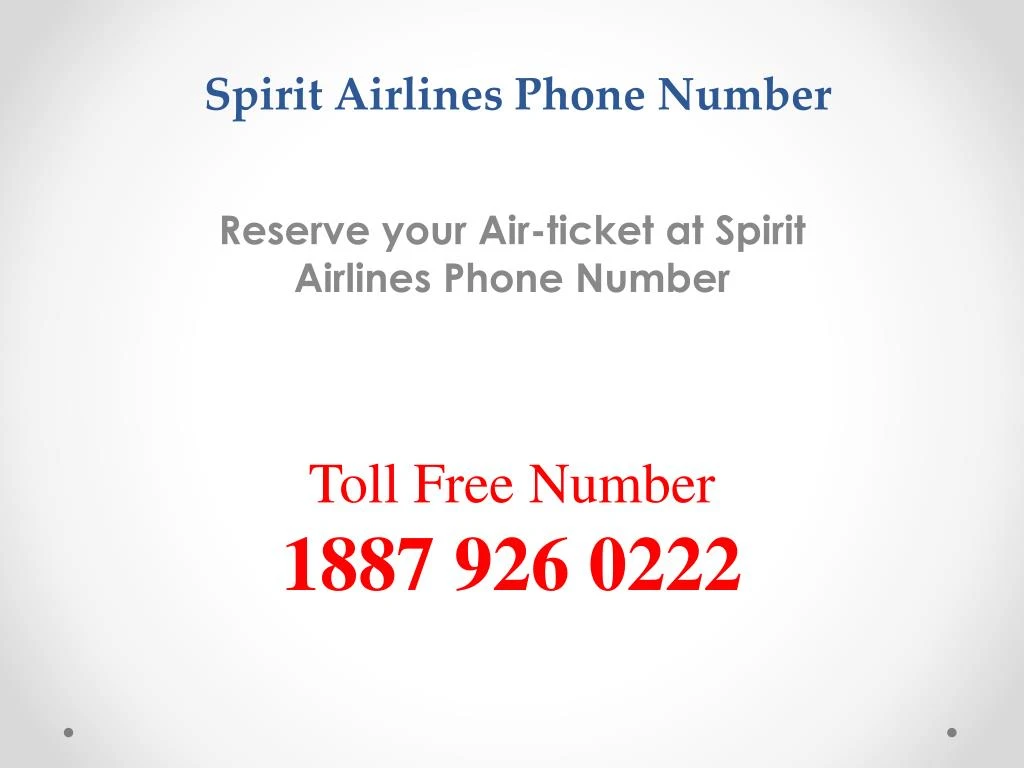 spirit airlines phone number n.