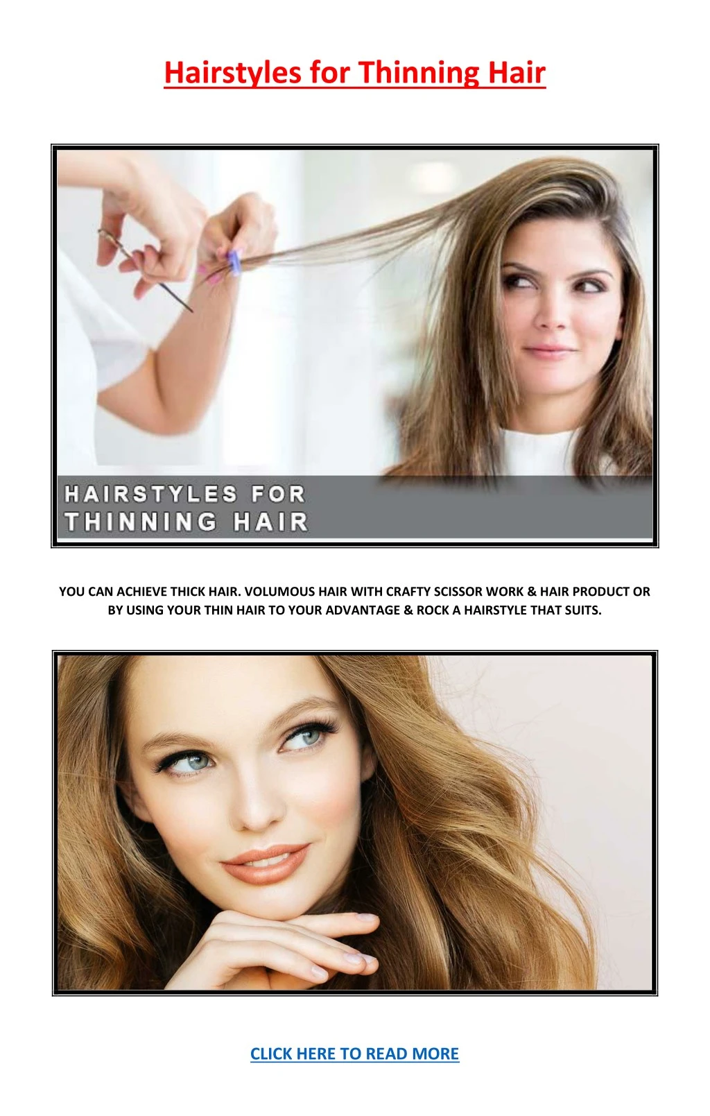 hairstyles for thinning hair n.