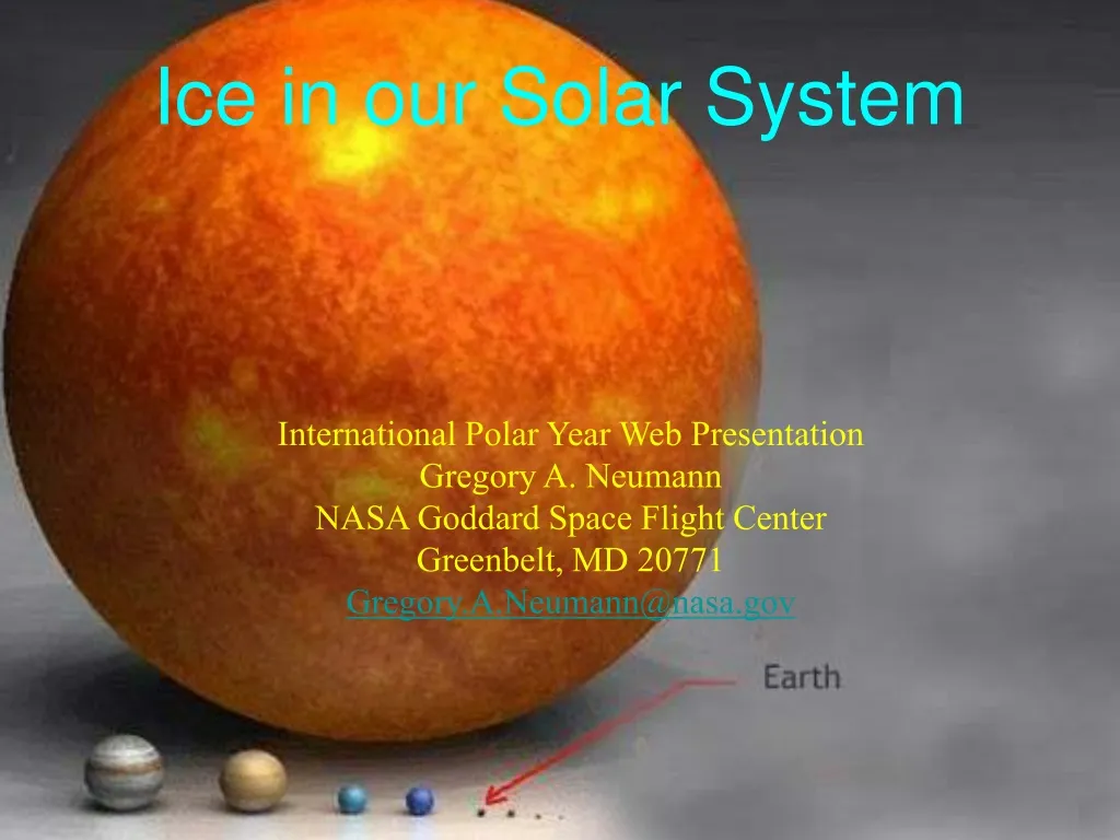 PPT - Ice in our Solar System PowerPoint Presentation, free download ...
