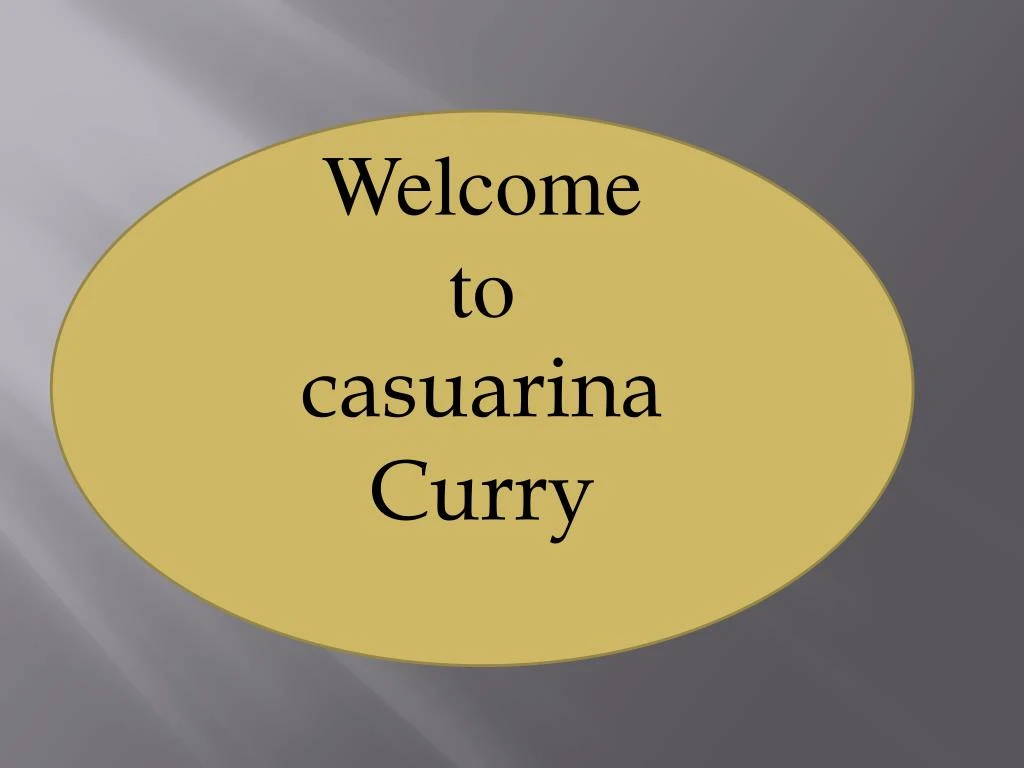 welcome to casuarina curry n.