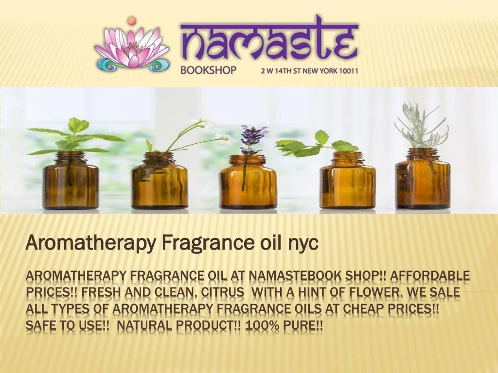 aromatherapy fragrance oil nyc n.