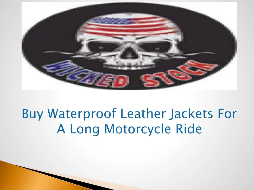 buy waterproof leather jackets for a long motorcycle ride n.