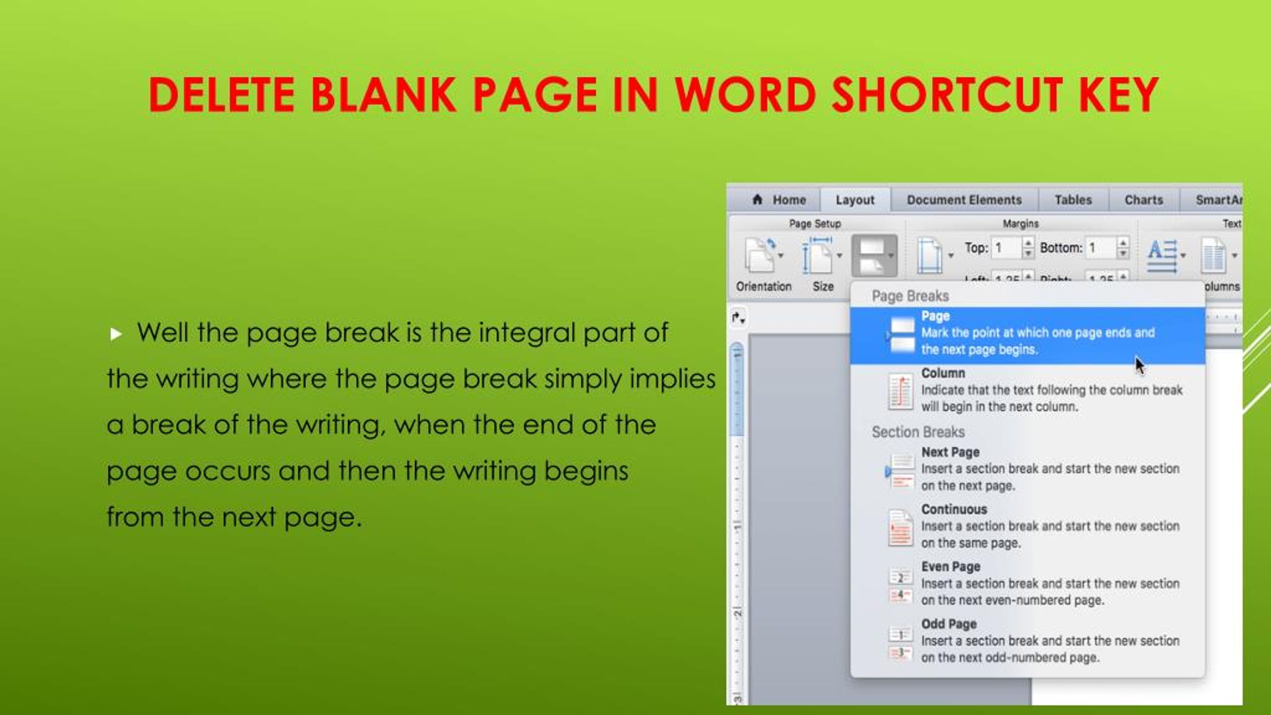 PPT How To Delete Blank Page In Word File PowerPoint Presentation 