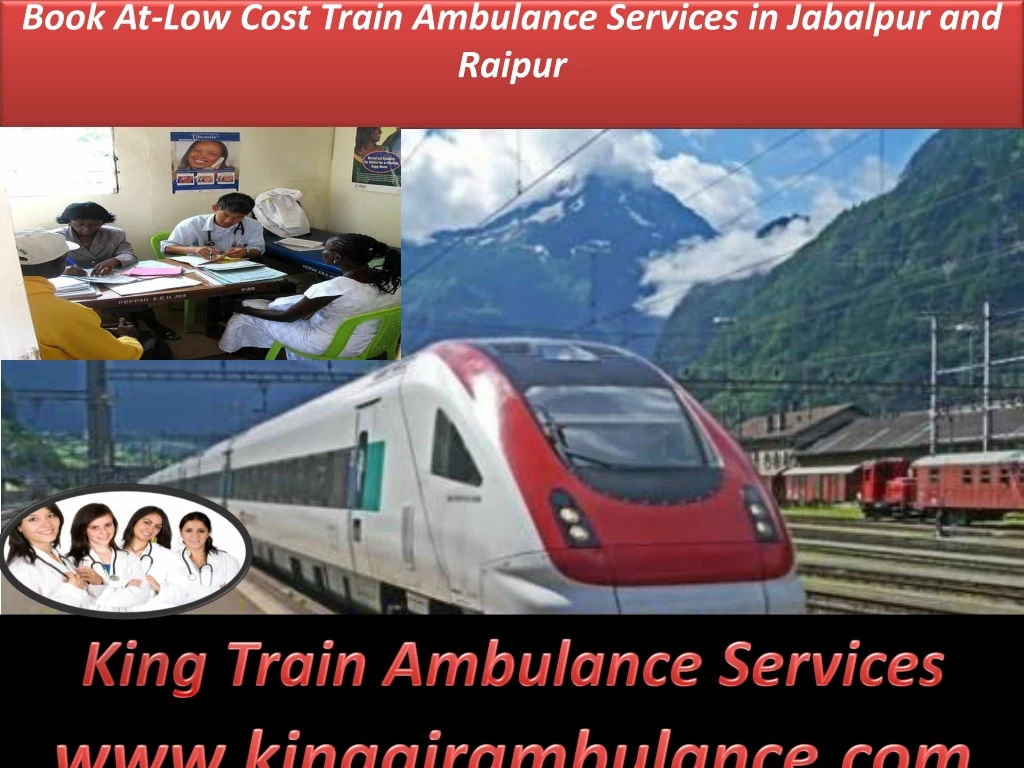 book at low cost train ambulance services n.