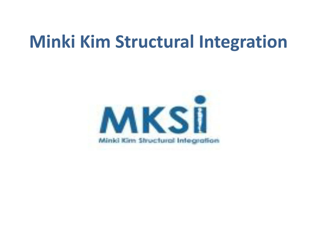minki kim structural integration n.