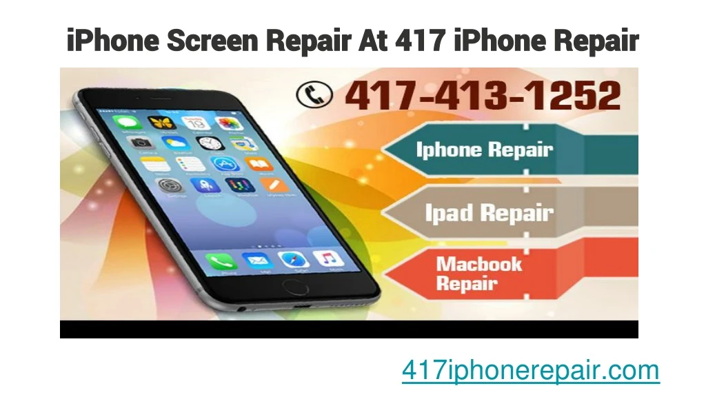 iphone screen repair at 417 iphone repair n.