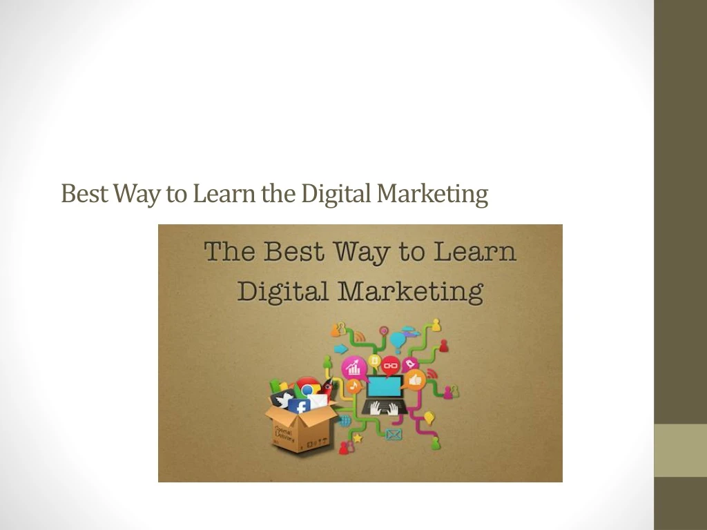 best way to learn the digital marketing n.