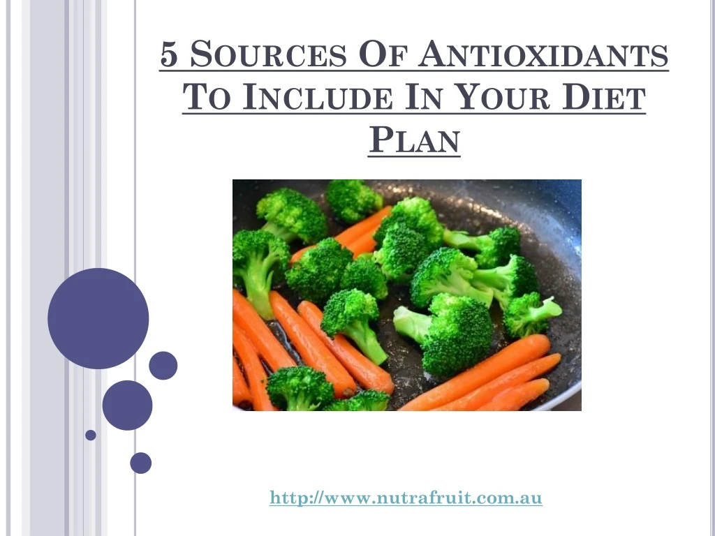 5 sources of antioxidants to include in your diet plan n.