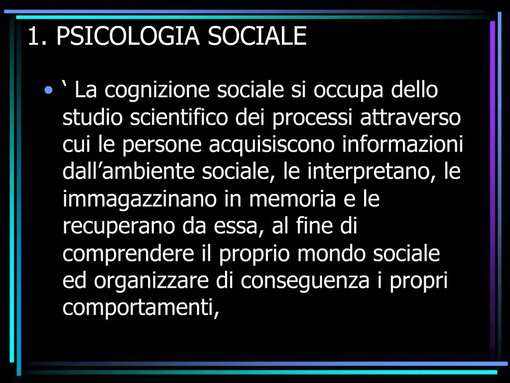 PPT - 1. PSICOLOGIA SOCIALE PowerPoint Presentation, Free Download - ID ...