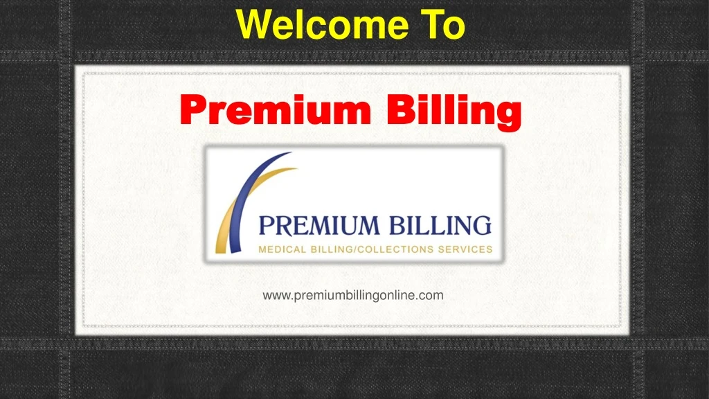 welcome to premium billing n.