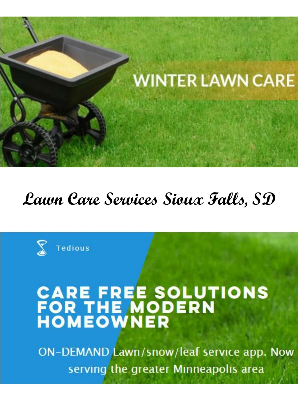 lawn care services sioux falls sd n.