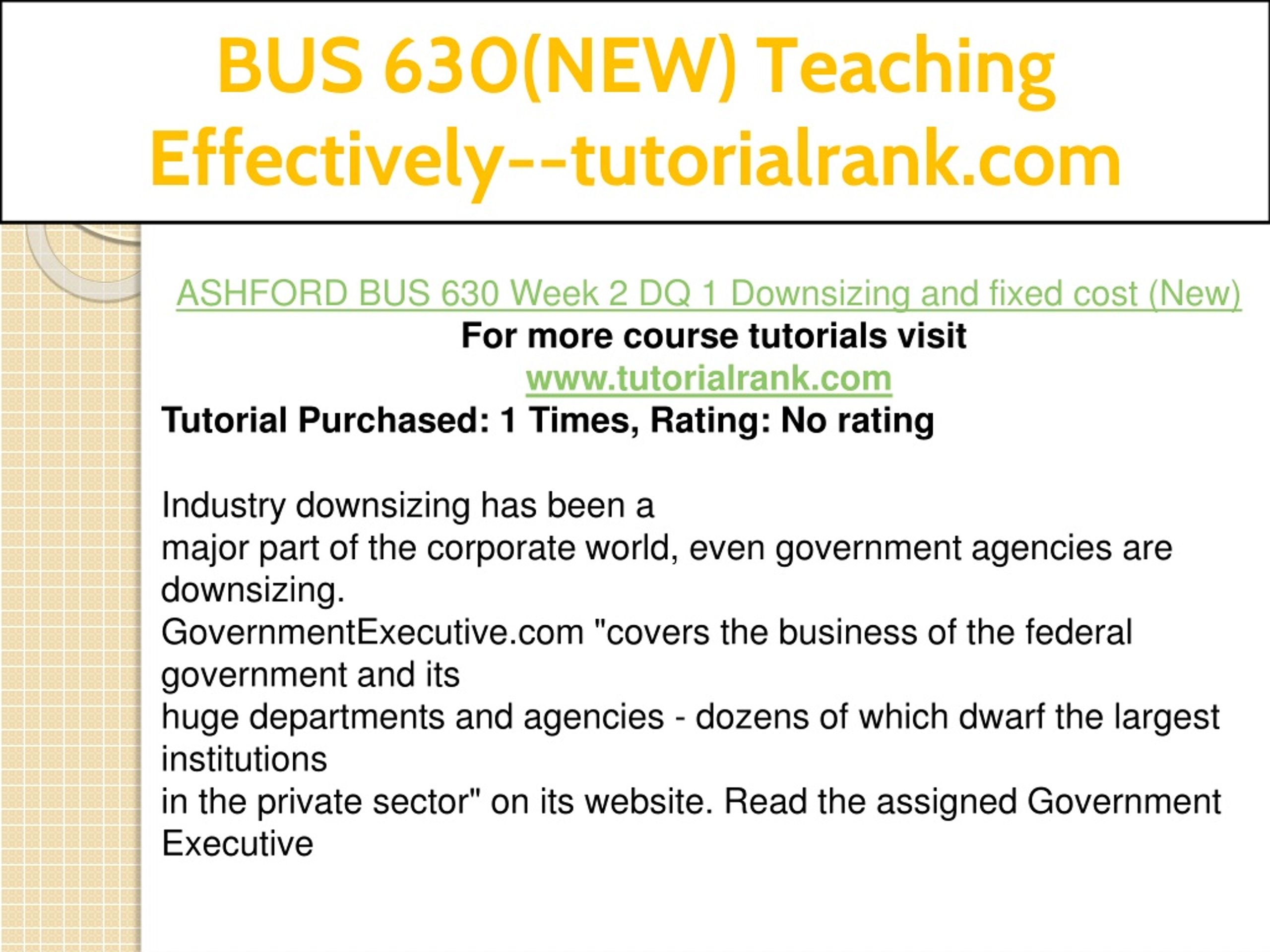 Ppt Bus 630new Teaching Effectively Powerpoint