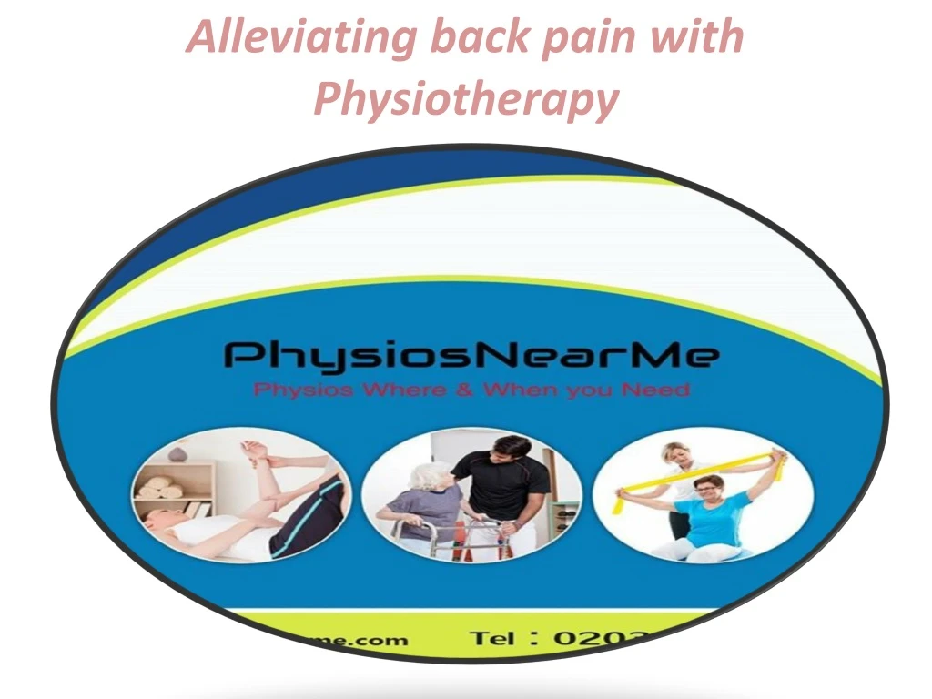alleviating back pain with physiotherapy n.
