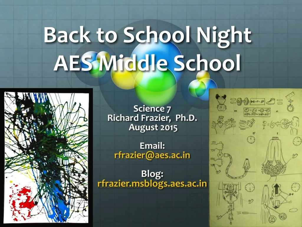 back to school night aes middle school n.