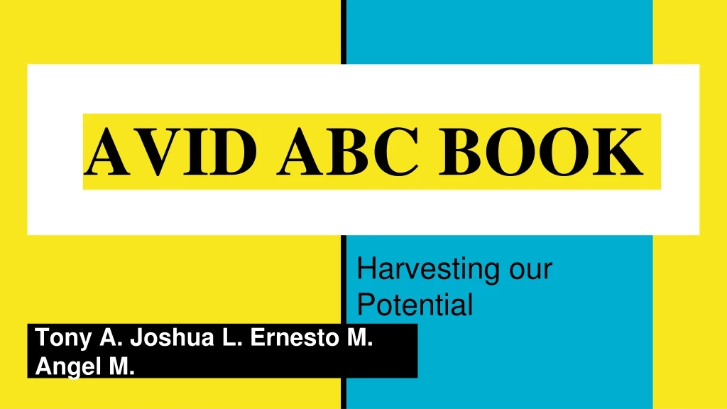 avid abc book n.
