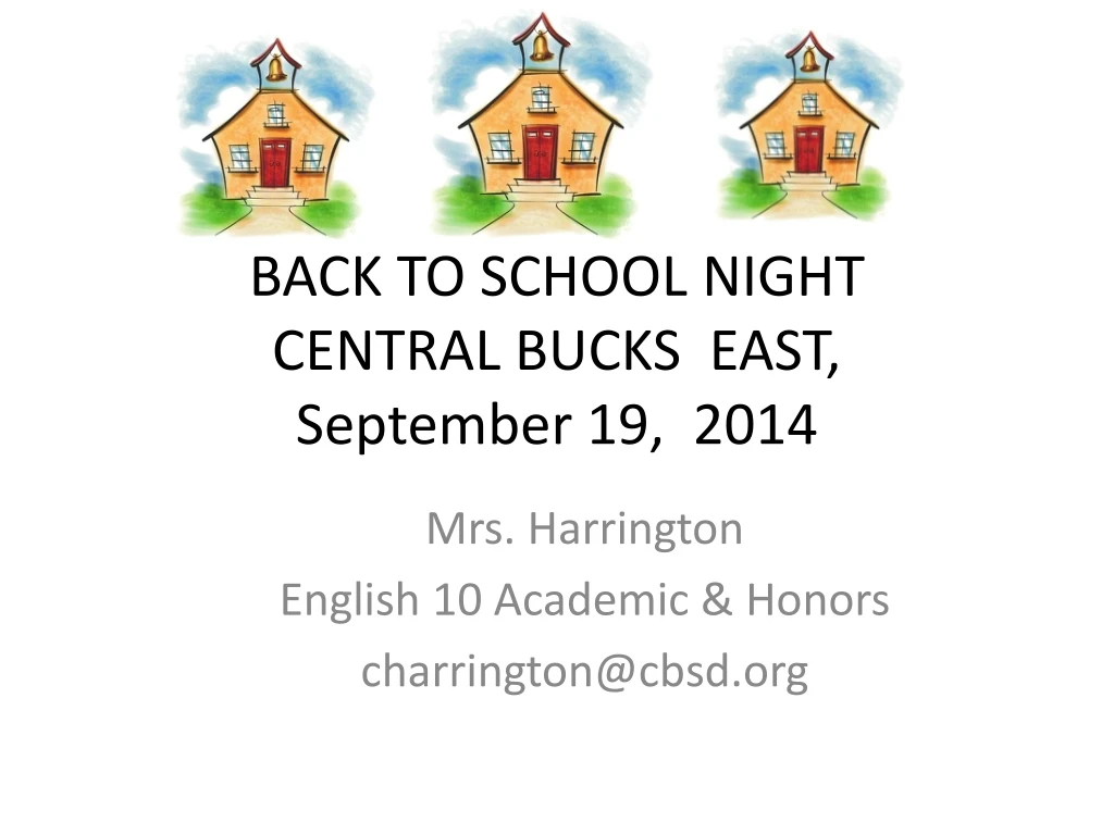 back to school night central bucks east september 19 2014 n.