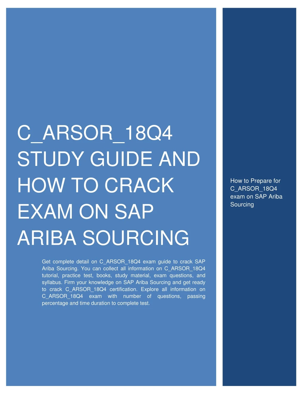 Latest C_ARSOR_2208 Exam Discount