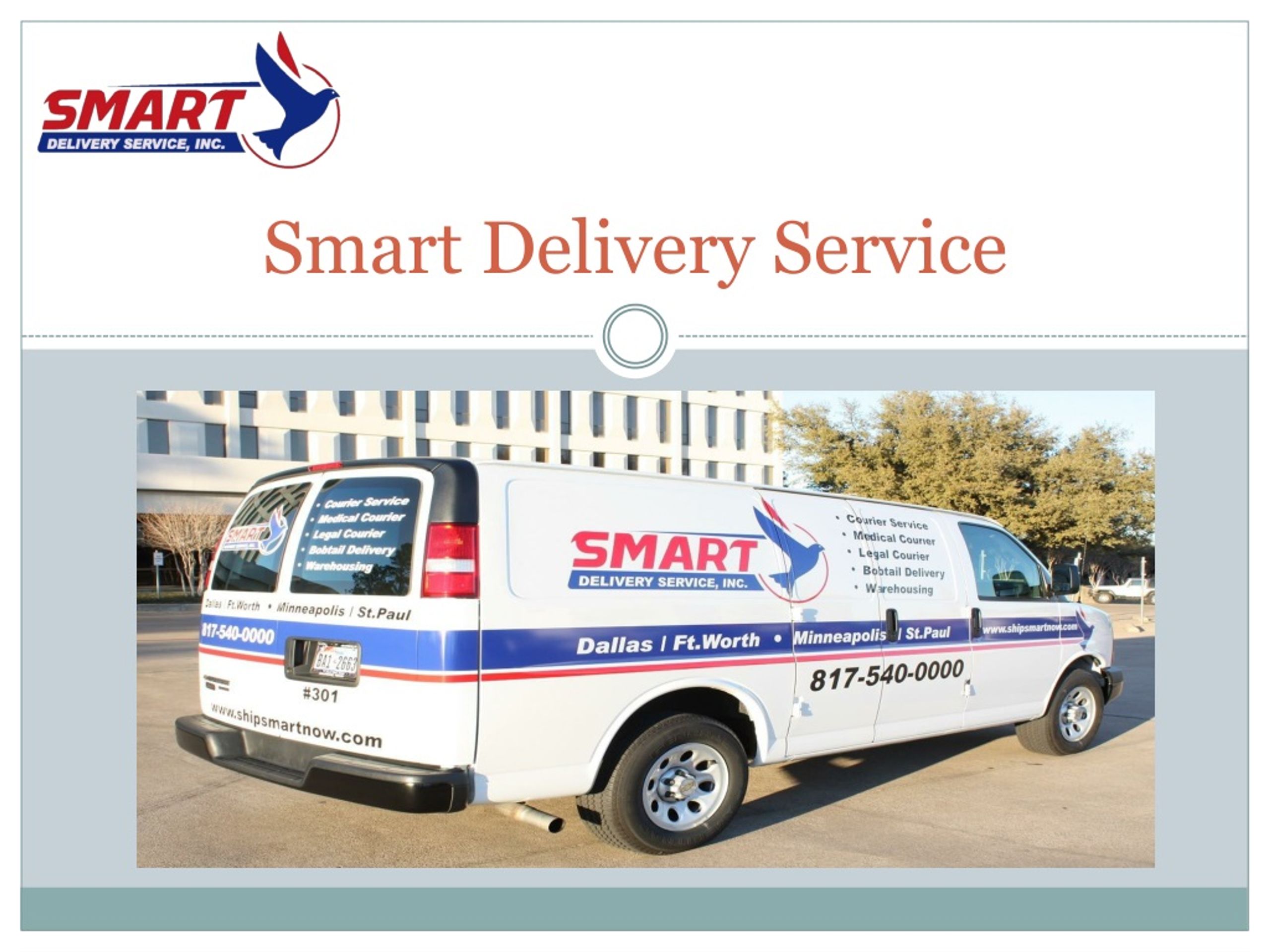 PPT - Courier service Dallas from Smart delivery Service