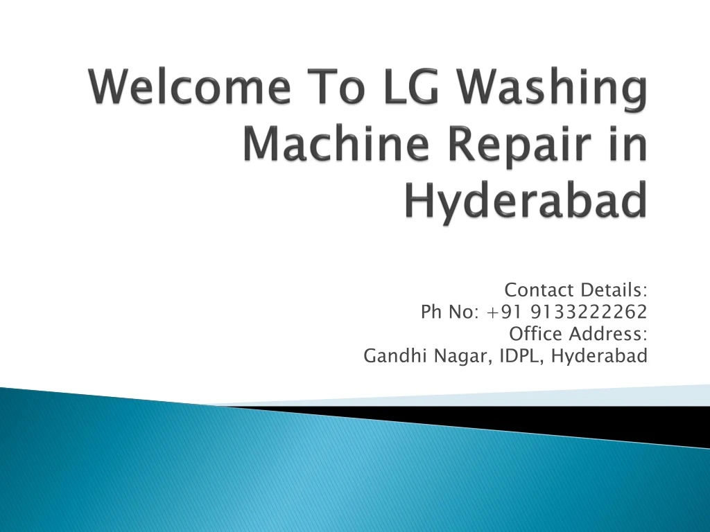 welcome to lg washing machine repair in hyderabad n.